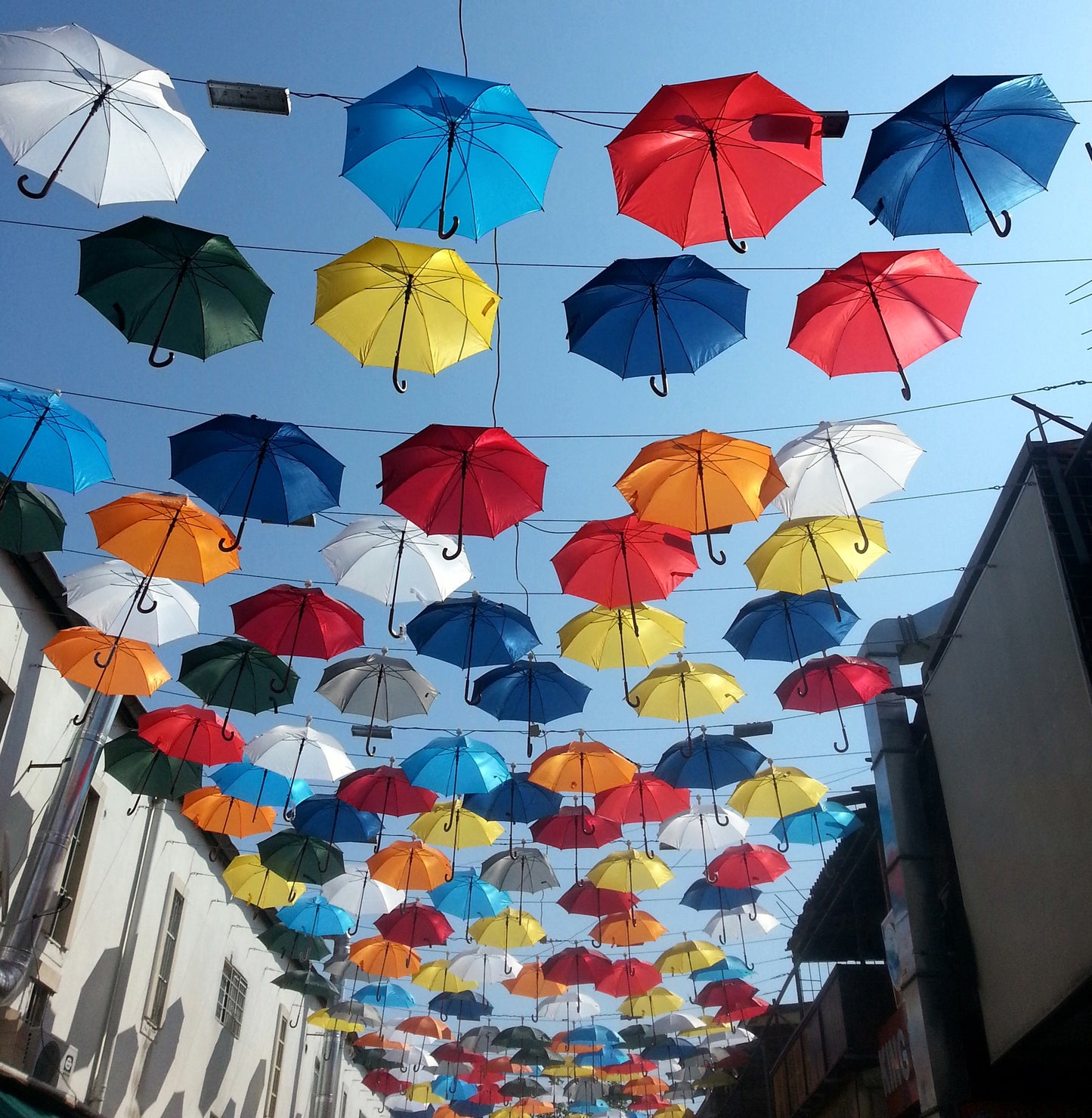 "Sommer Regenschirm" Fotografie digitale Datei Street Art