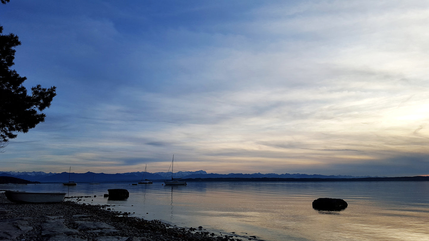 "Abends am See" Fotografie digitale Datei Naturfotografie