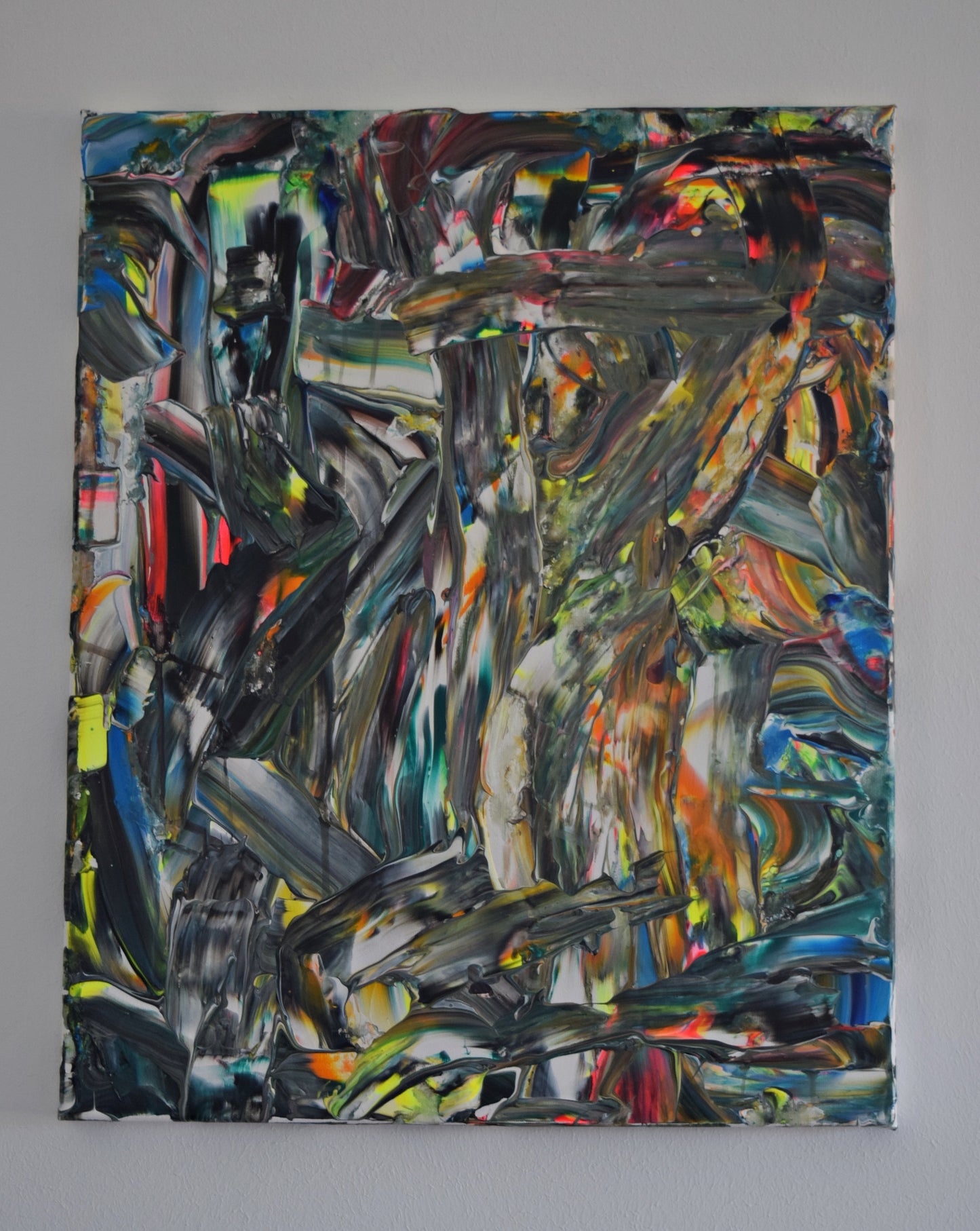 Leinwand Wandbild Acryl Aryclleinwand "Wild Colourful"
