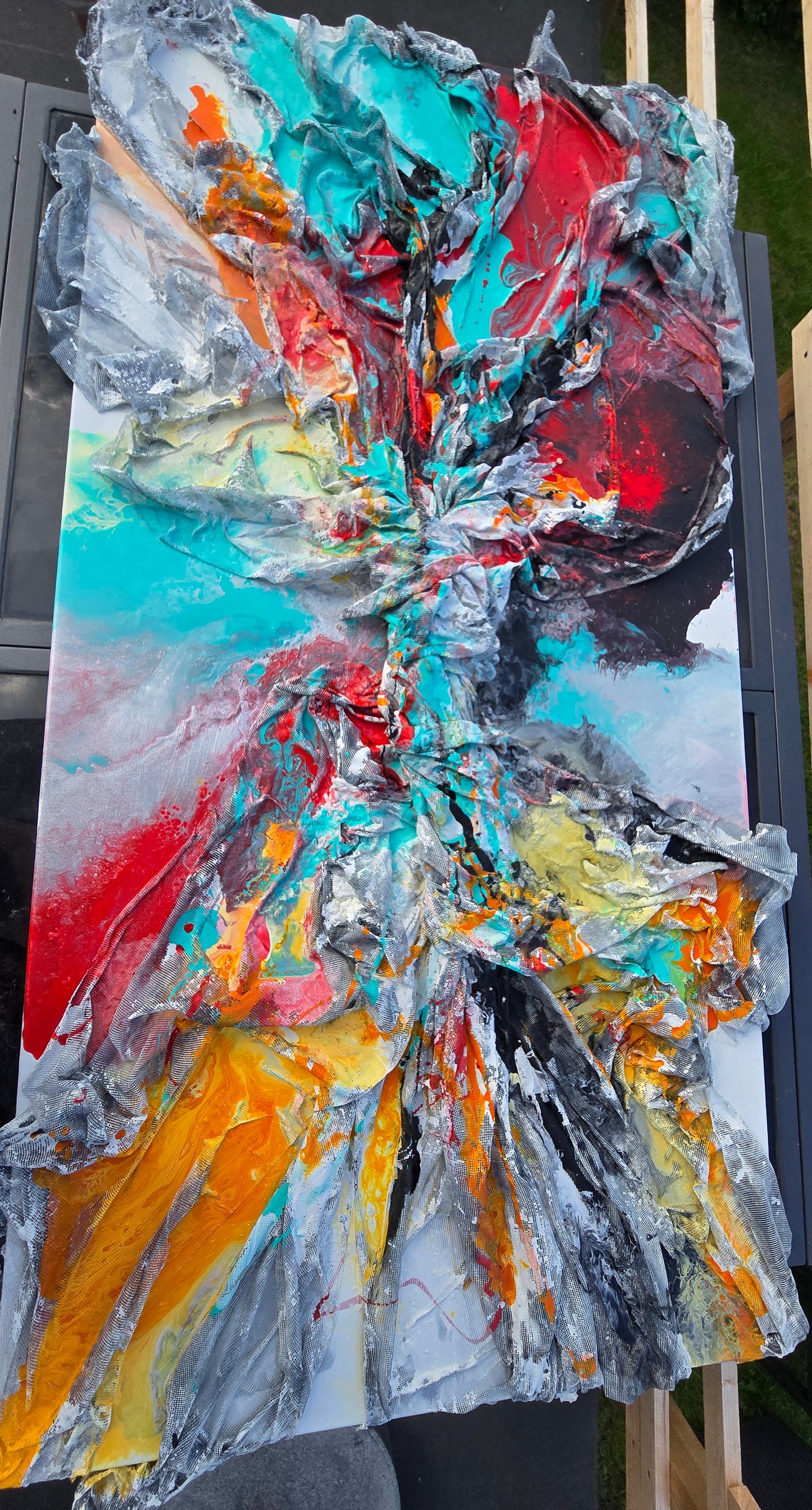 Leinwand Wandbild Acryl Aryclleinwand "der Knoten des Lebens"