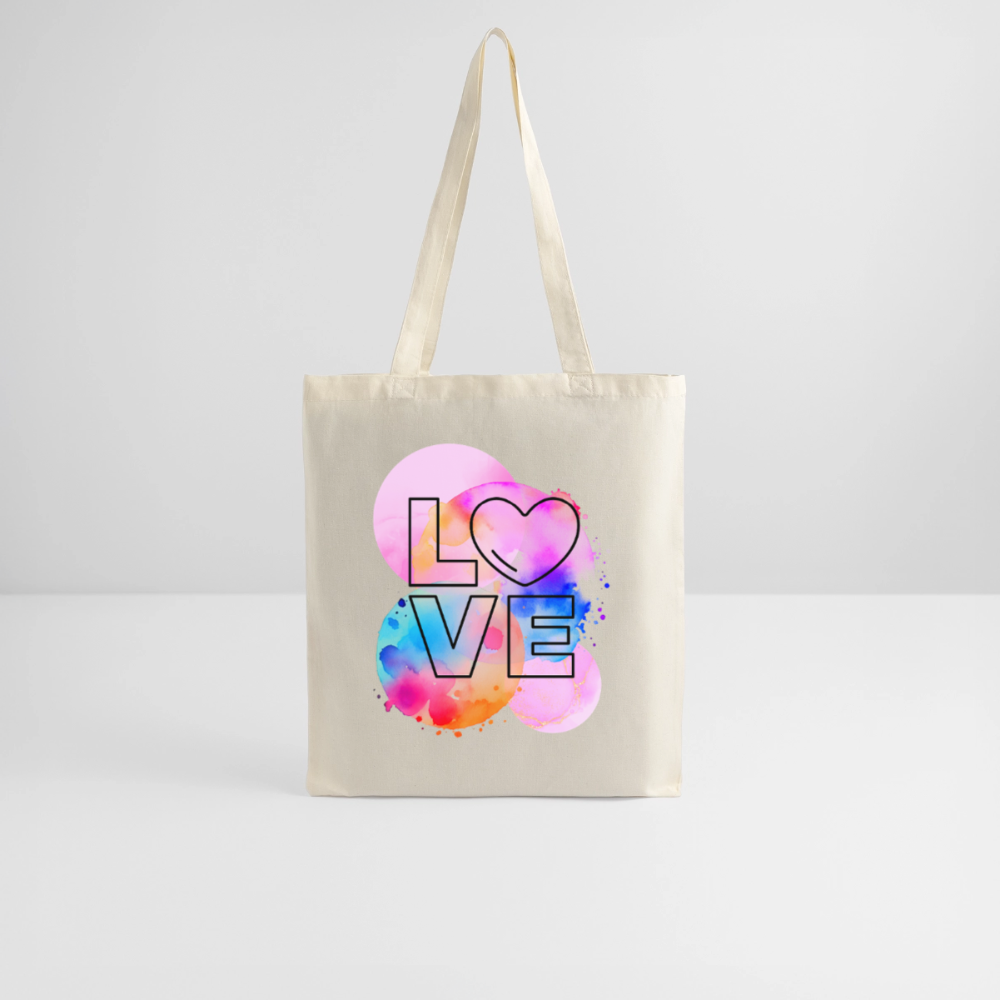 Stoffbeutel Love - Natur