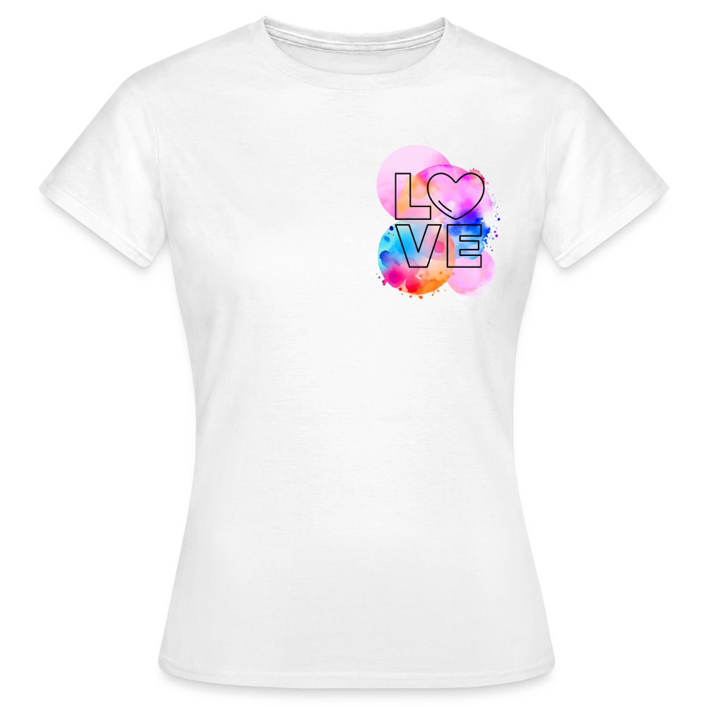 Women's T-Shirt Love - Weiß