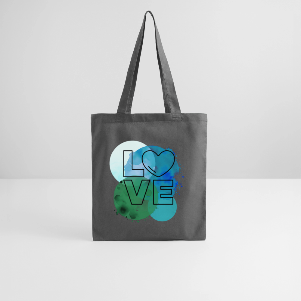 Stoffbeutel Love I - Graphite