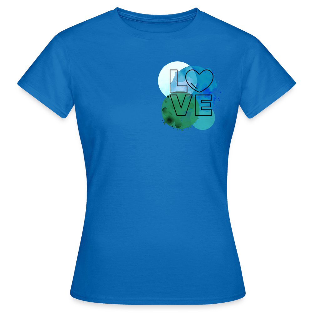 Women's T-Shirt Love II - Royalblau