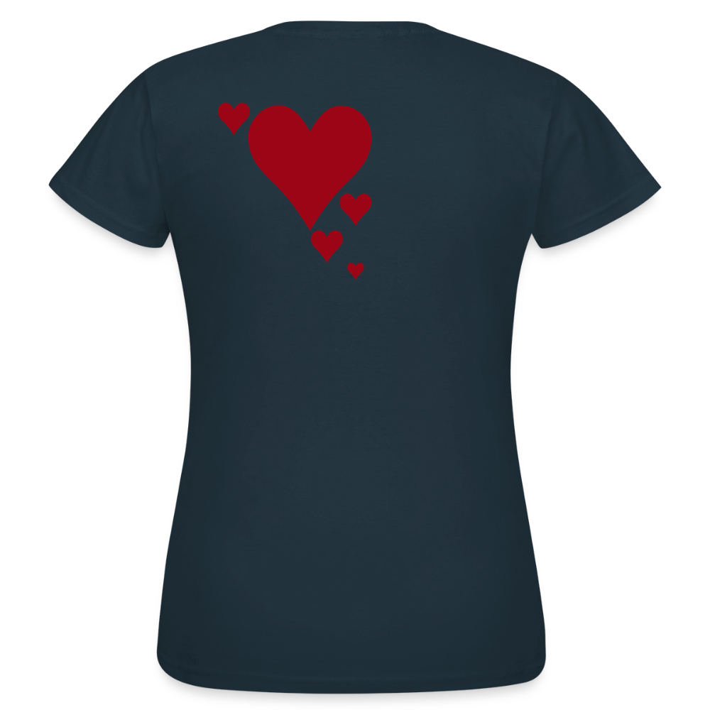 Women's T-Shirt Herz II - Navy