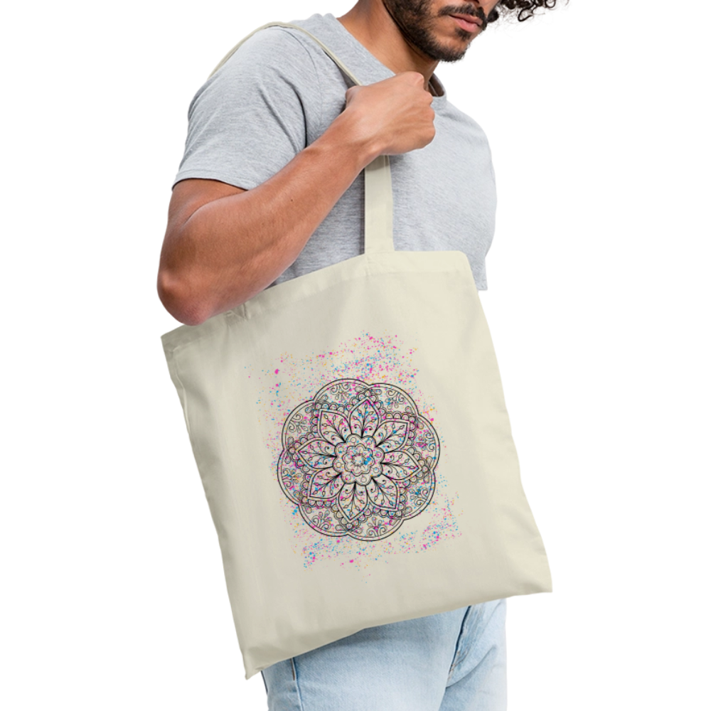 Stoffbeutel Mandala - Natur