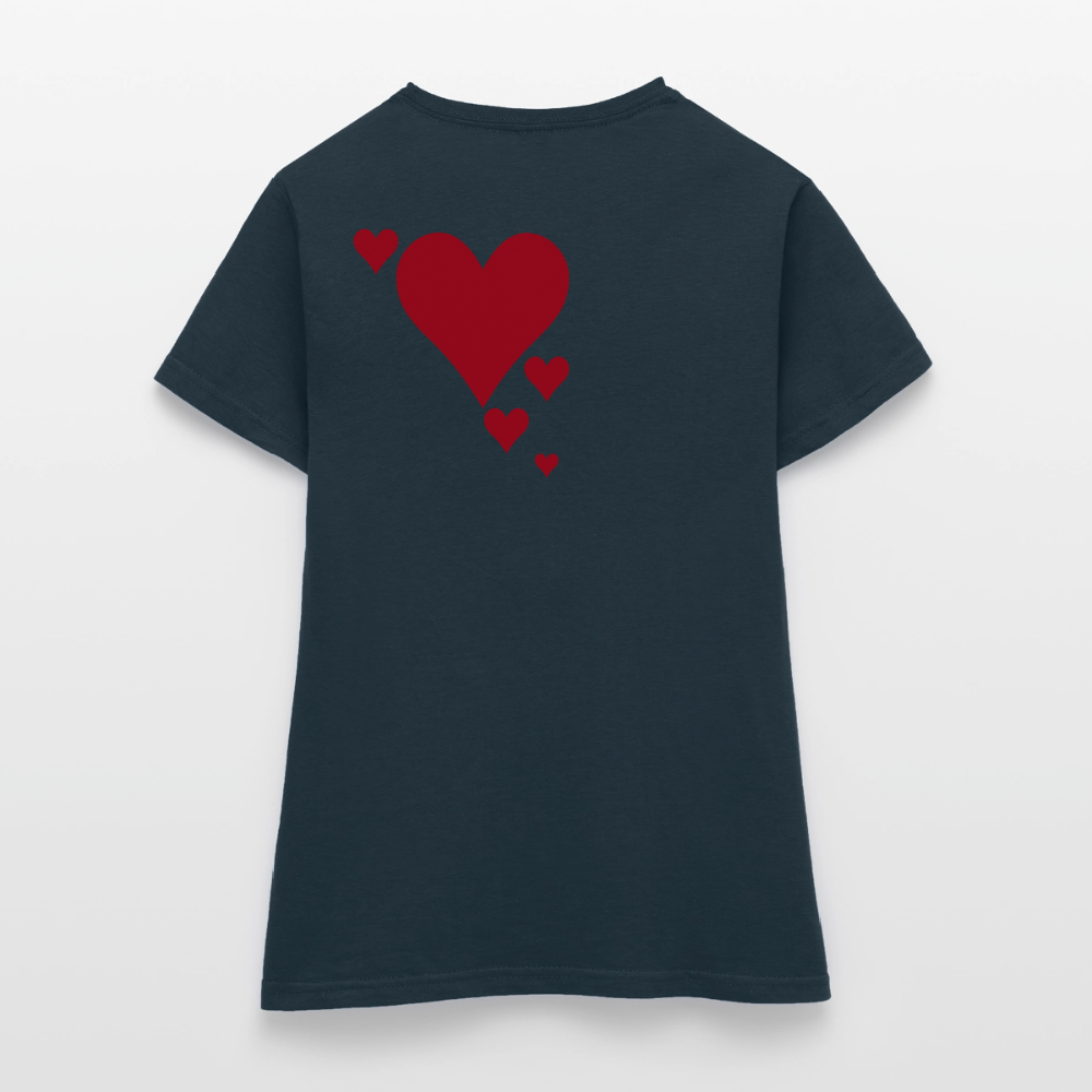 Women's T-Shirt Herz II - Navy