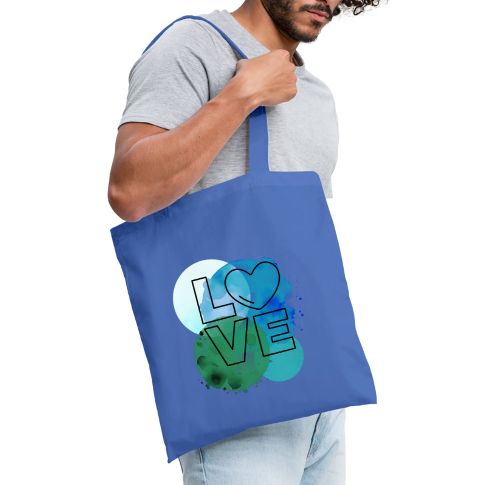 Stoffbeutel Love I - Hellblau
