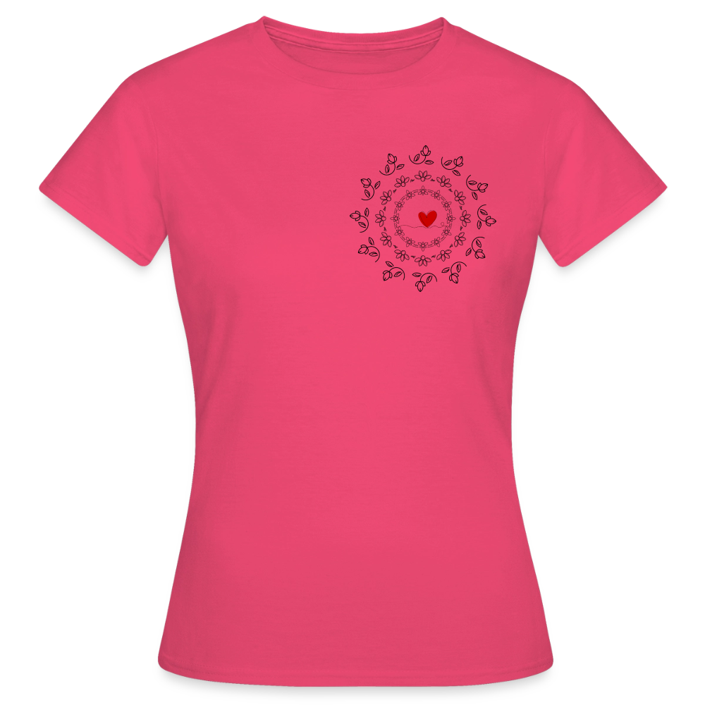 Women's T-Shirt BlumenLiebe - Azalea