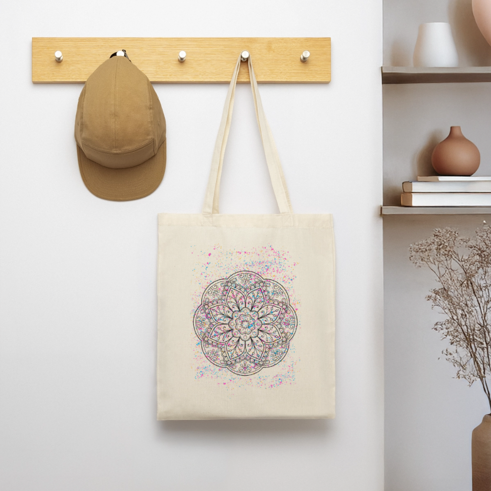 Stoffbeutel Mandala - Natur