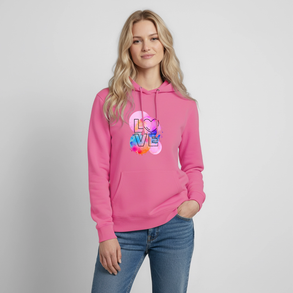 Frauen Hoodie Love - Pink