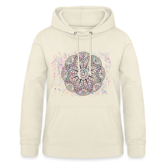 Frauen Hoodie Mandala - Vanille-Milchshake
