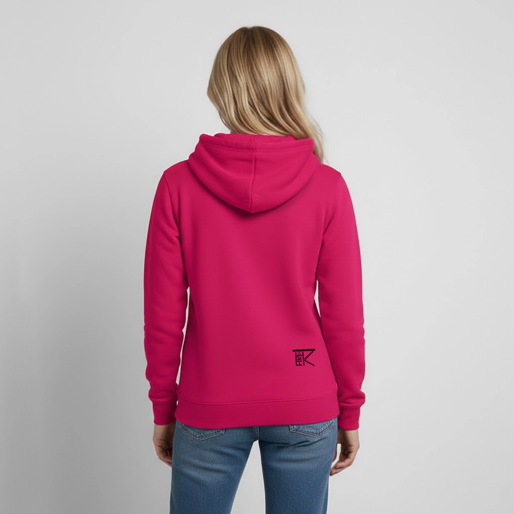 Frauen Hoodie Love II - dunkles Pink