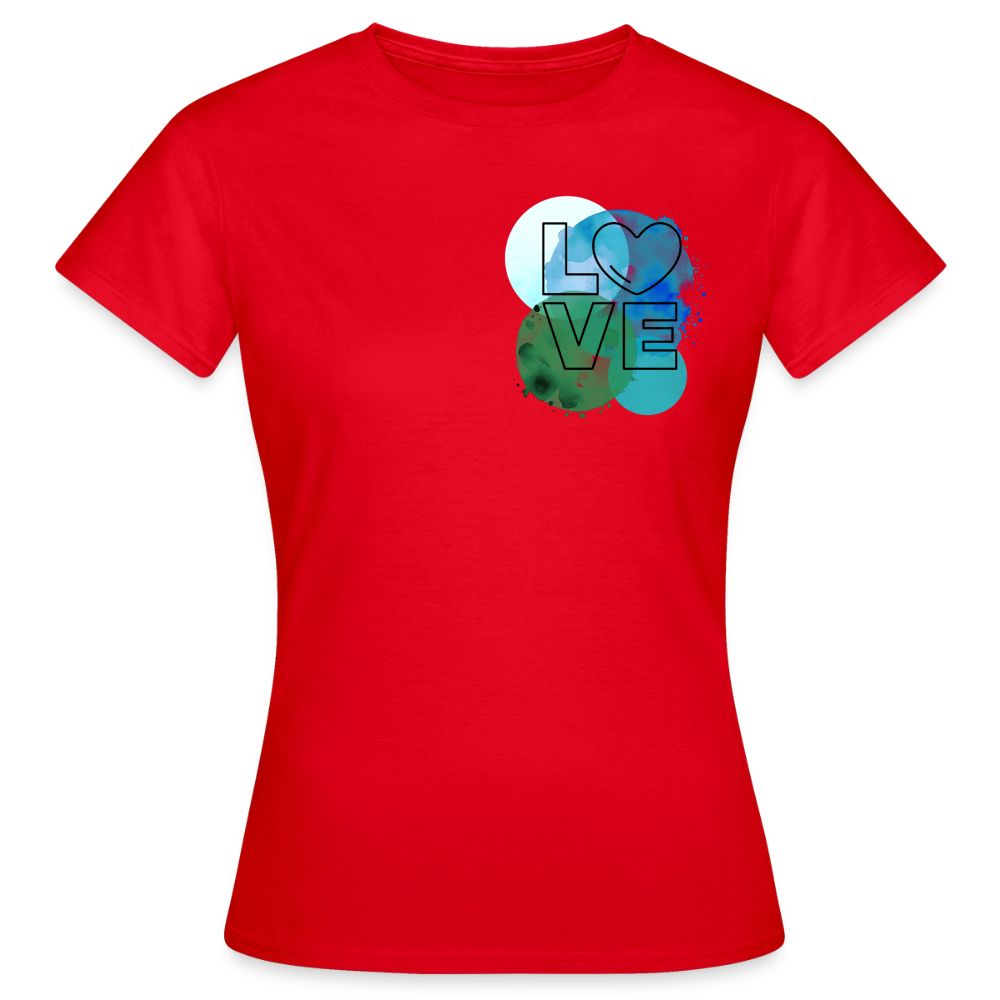 Women's T-Shirt Love II - Rot