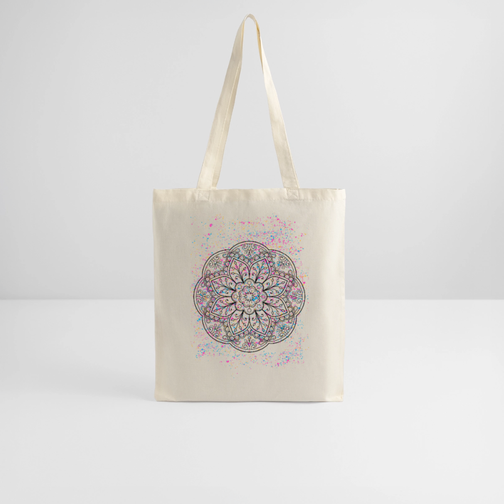 Stoffbeutel Mandala - Natur