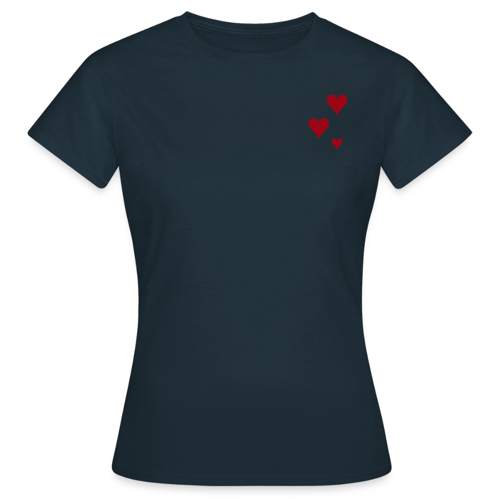 Women's T-Shirt Herz II - Navy
