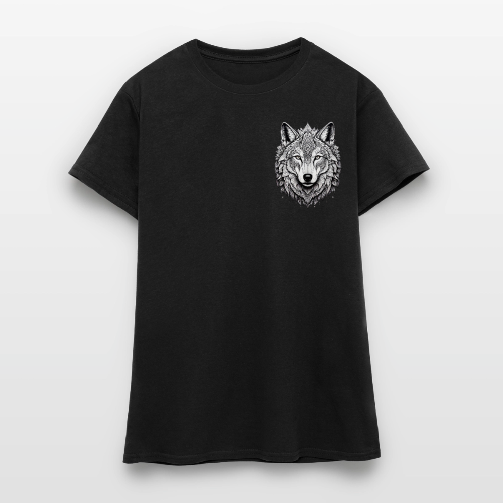 Women's T-Shirt Wolf II - Schwarz