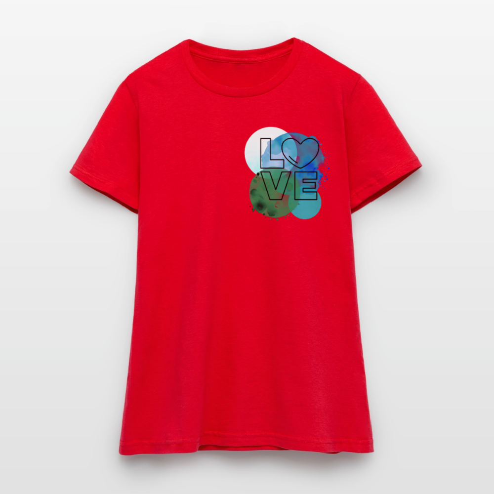 Women's T-Shirt Love II - Rot