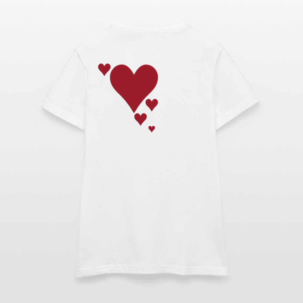 Women's T-Shirt Herz II - Weiß