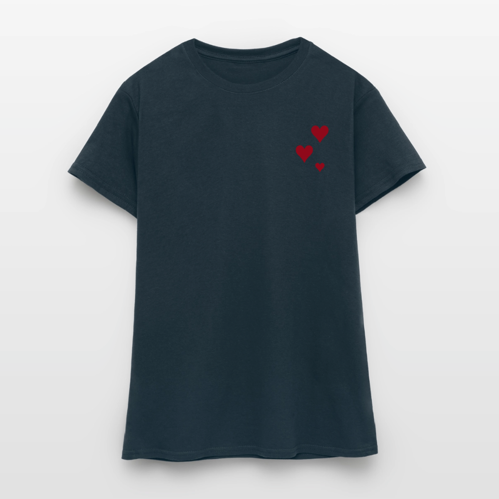 Women's T-Shirt Herz II - Navy