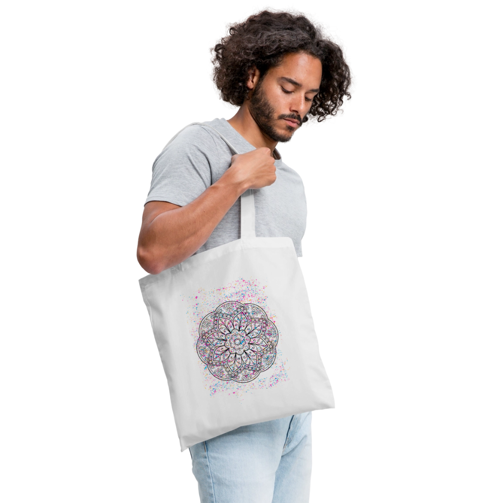 Stoffbeutel Mandala - Weiß