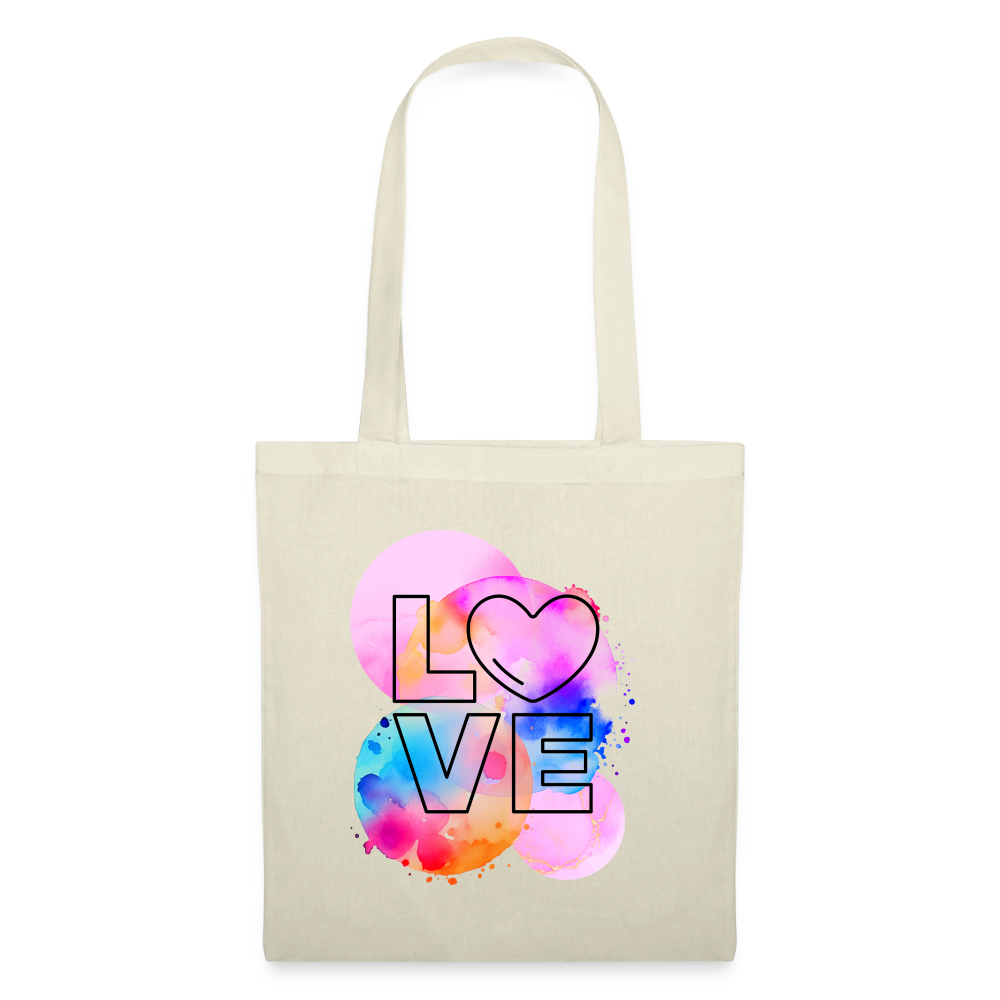Stoffbeutel Love - Natur