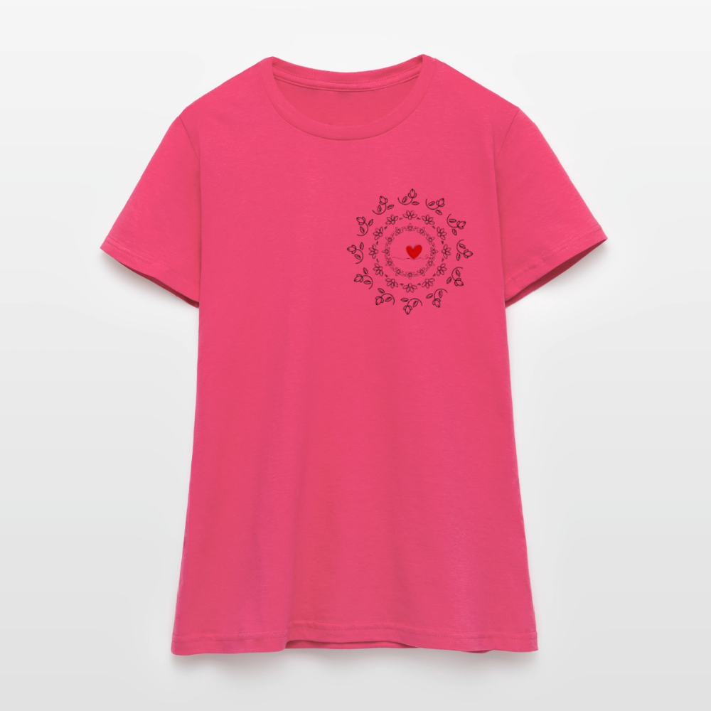 Women's T-Shirt BlumenLiebe - Azalea