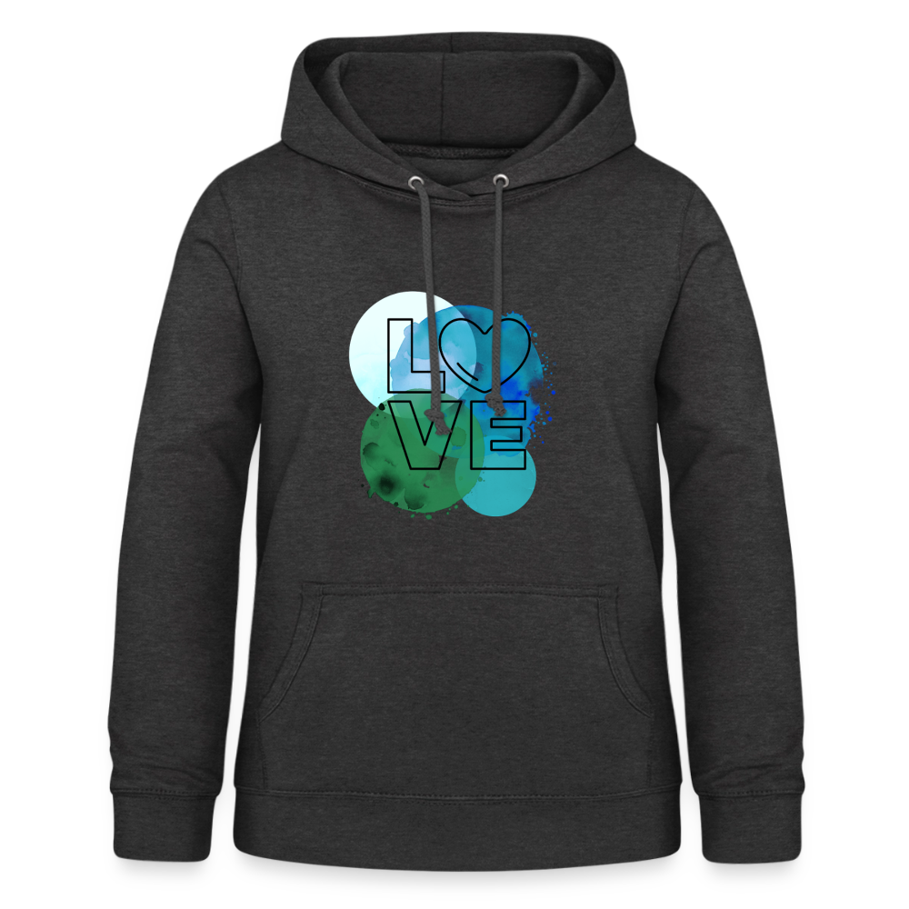 Frauen Hoodie Love II - Anthrazit