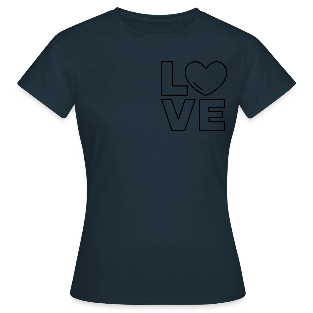 Women's T-Shirt Love III - Navy