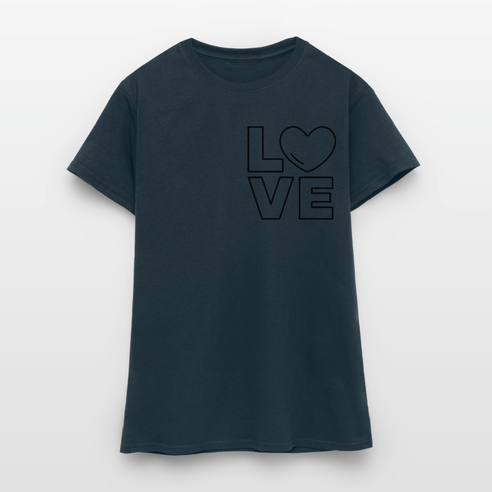 Women's T-Shirt Love III - Navy