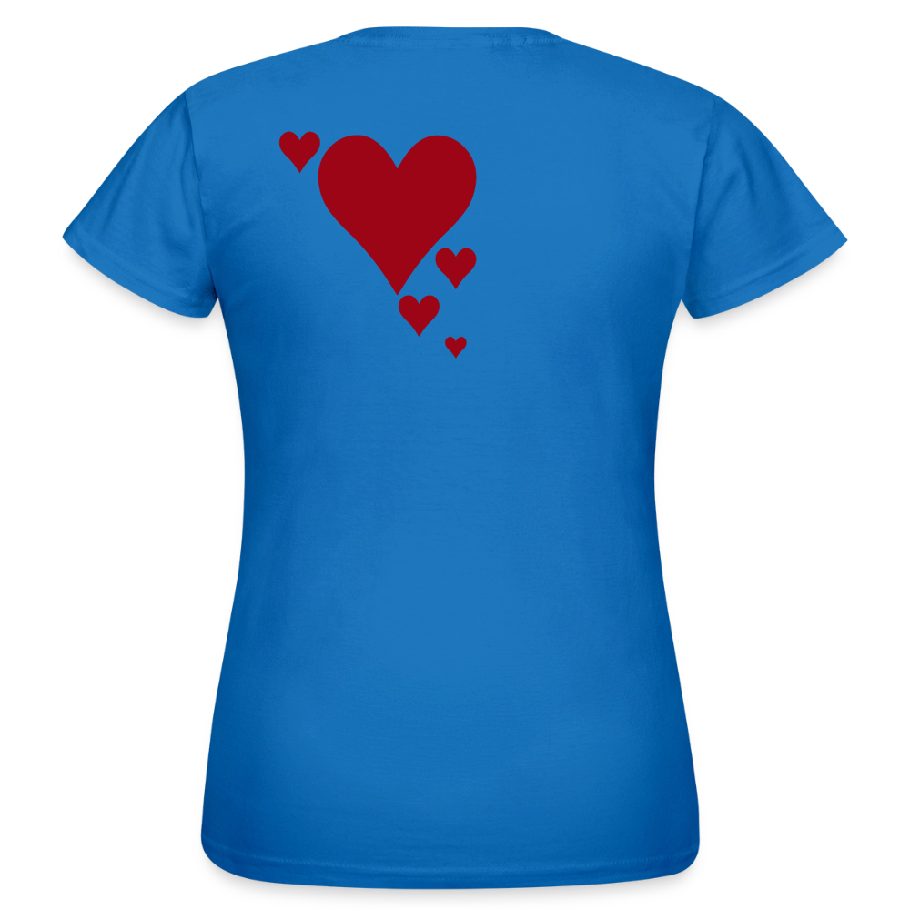 Women's T-Shirt Herz II - Royalblau