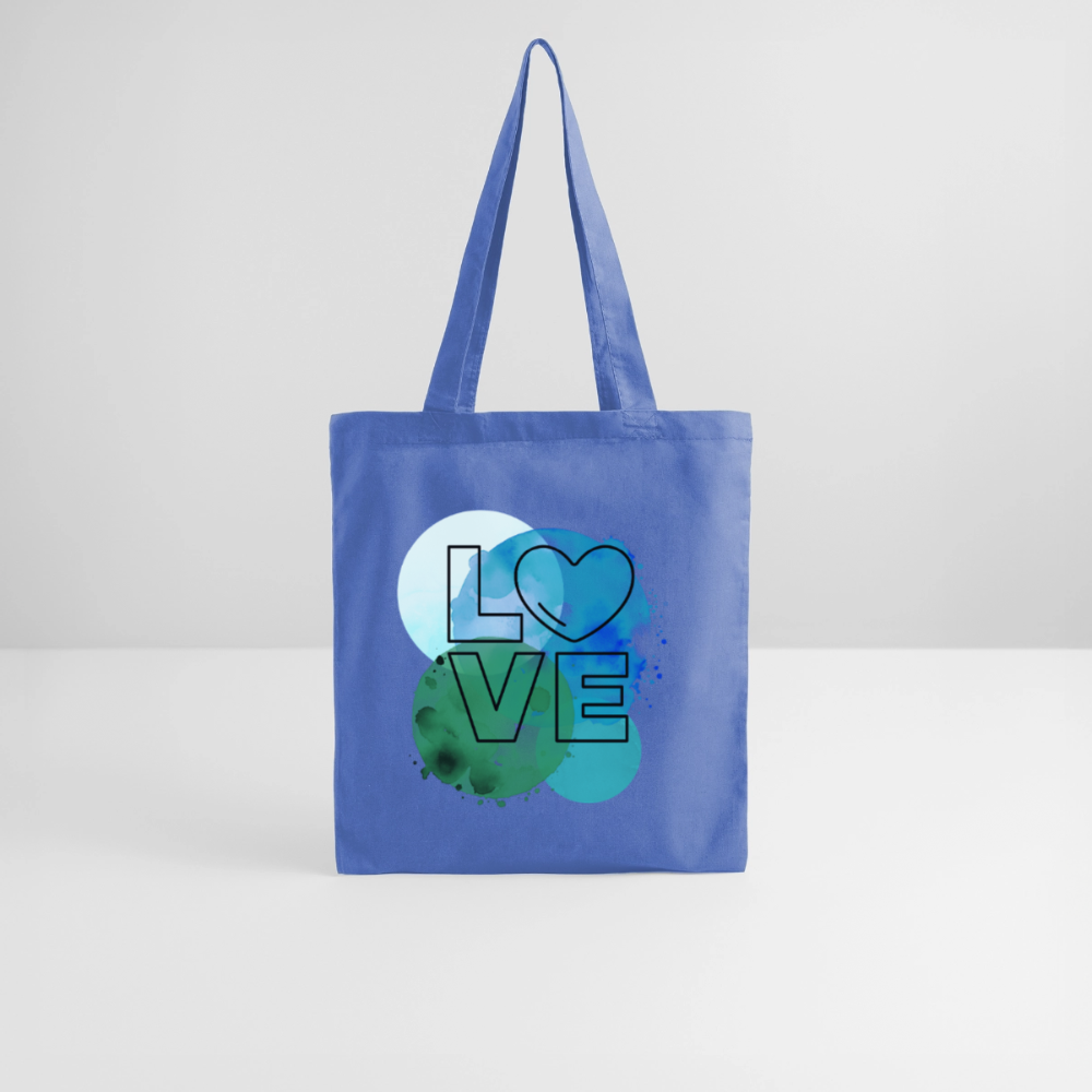 Stoffbeutel Love I - Hellblau