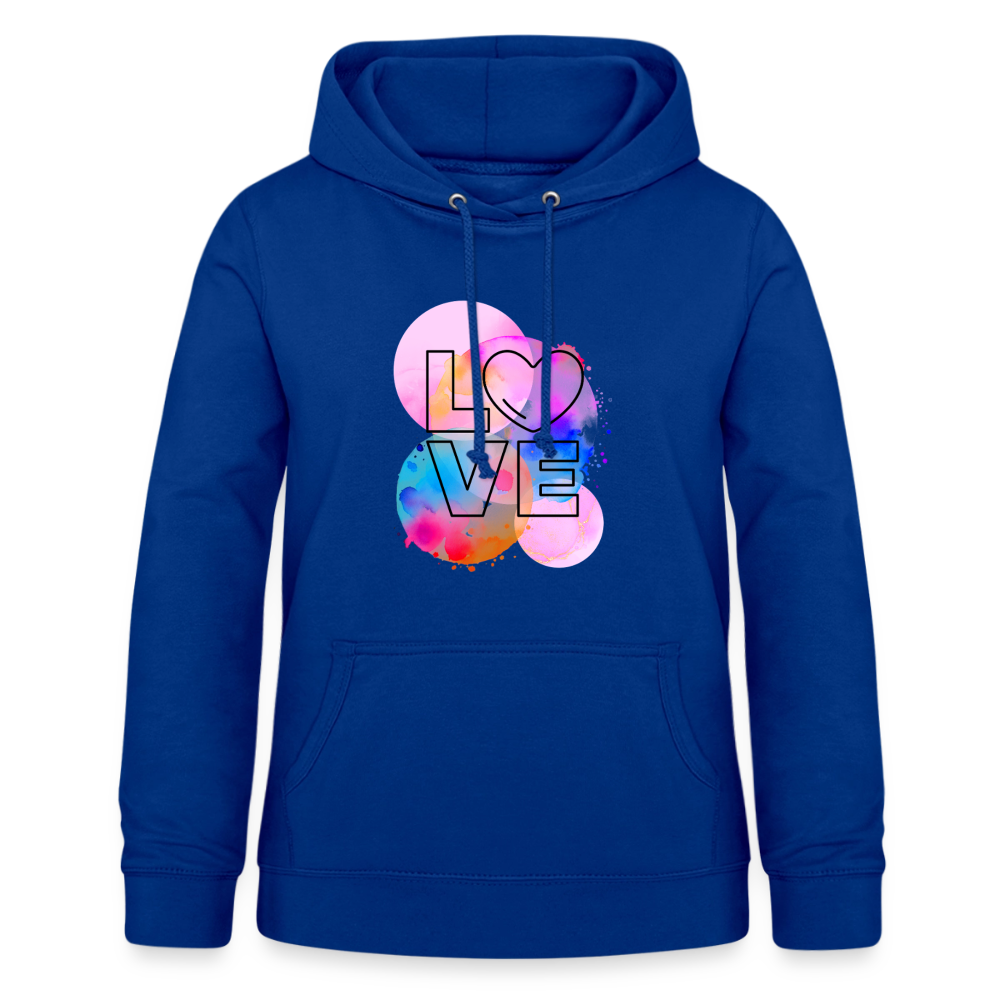 Frauen Hoodie Love - Royalblau