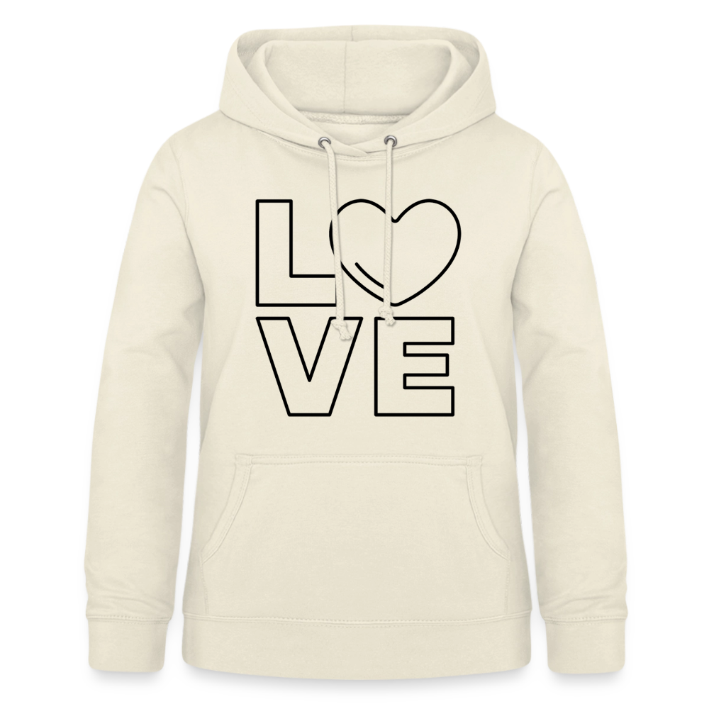 Frauen Hoodie Love I - Vanille-Milchshake