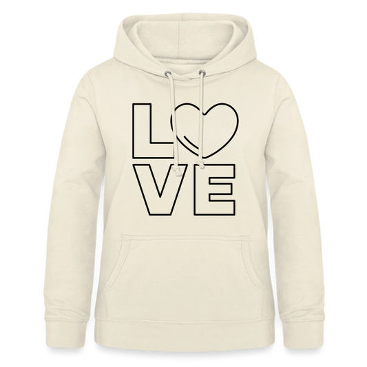Frauen Hoodie Love I - Vanille-Milchshake