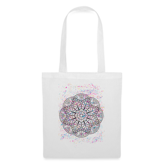 Stoffbeutel Mandala - Weiß