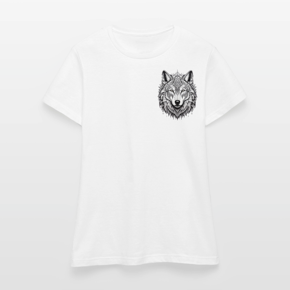 Women's T-Shirt Wolf II - Weiß