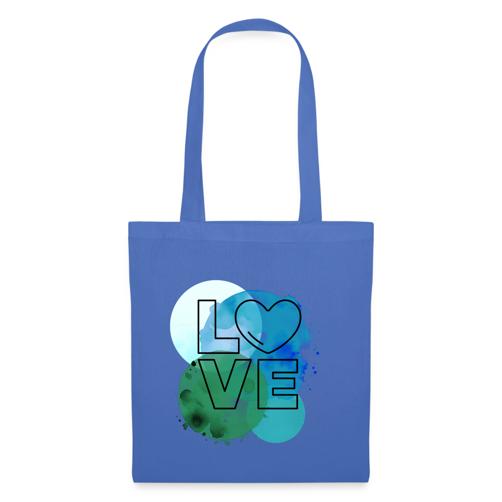 Stoffbeutel Love I - Hellblau