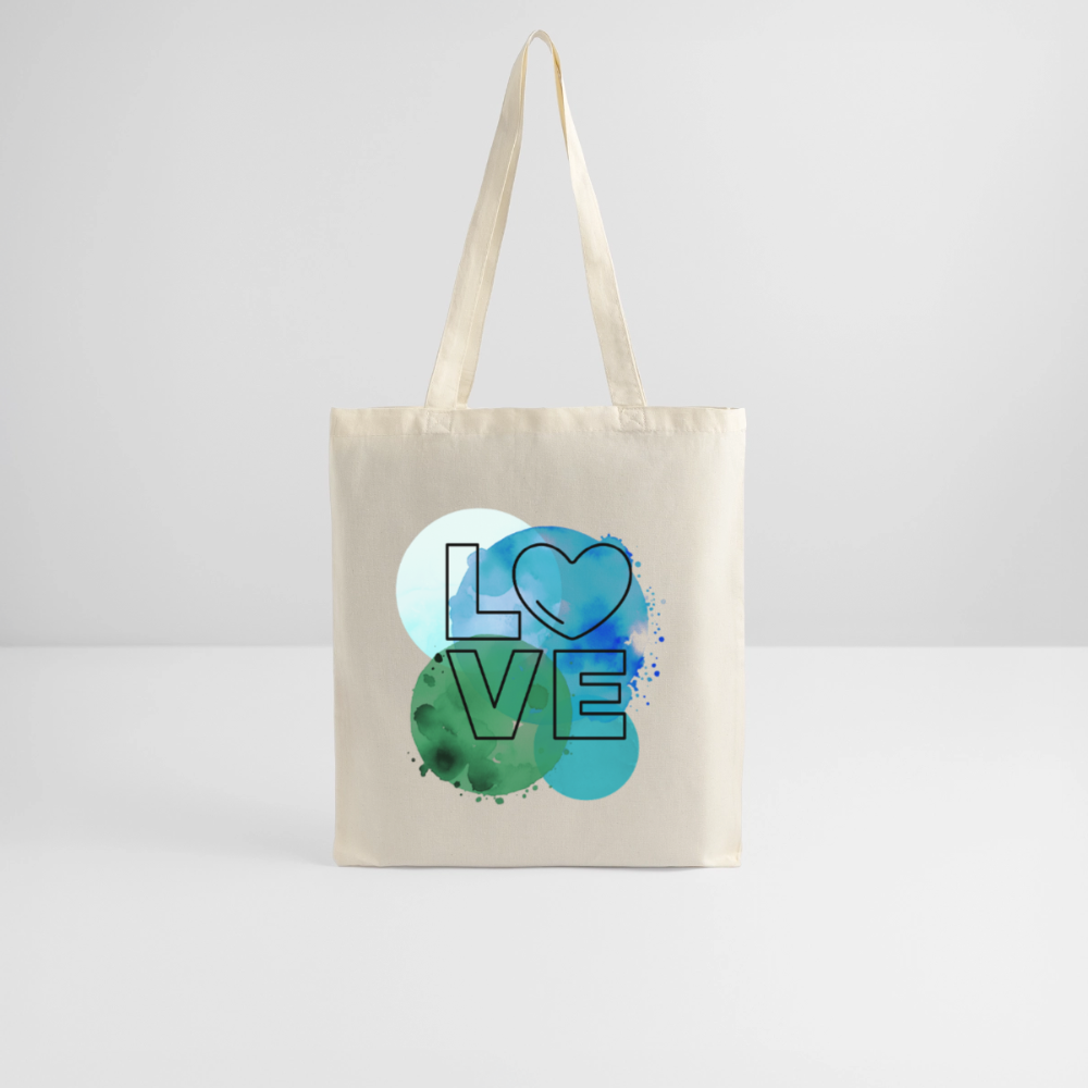Stoffbeutel Love I - Natur