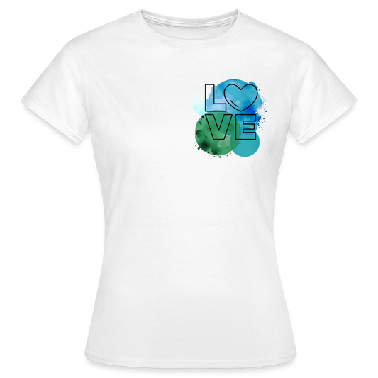 Women's T-Shirt Love II - Weiß
