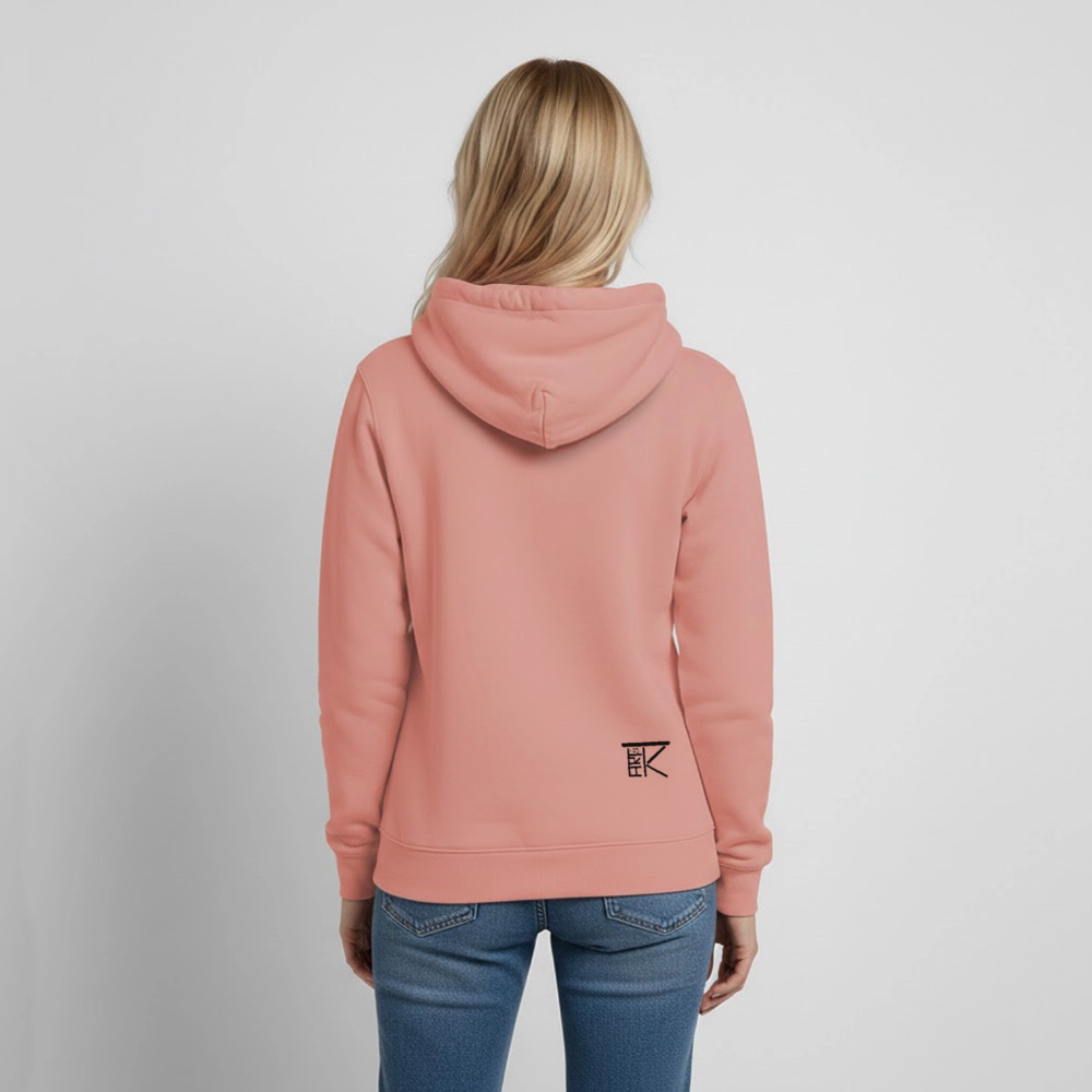 Frauen Hoodie Love I - Altrosa