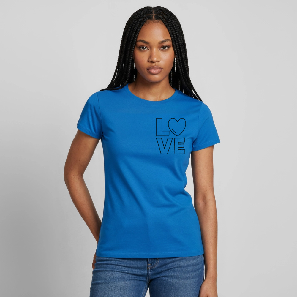 Women's T-Shirt Love III - Royalblau