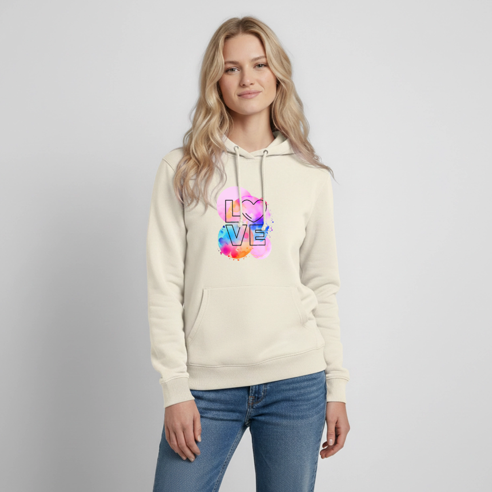 Frauen Hoodie Love - Vanille-Milchshake