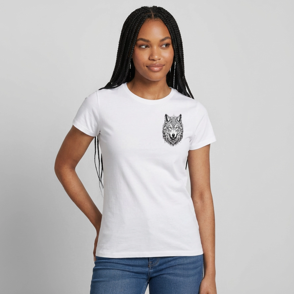 Women's T-Shirt Wolf II - Weiß