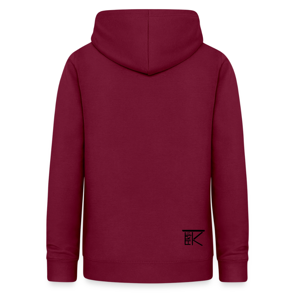 Frauen Hoodie Love II - Bordeaux