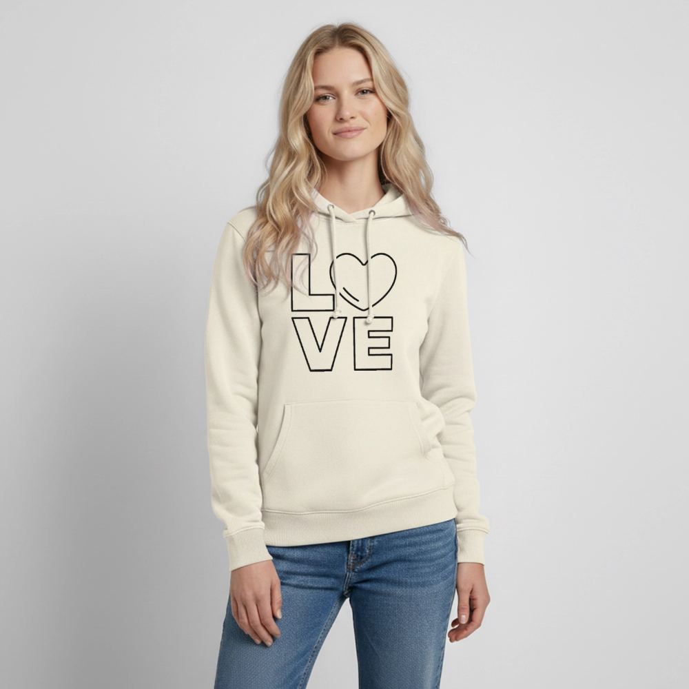 Frauen Hoodie Love I - Vanille-Milchshake