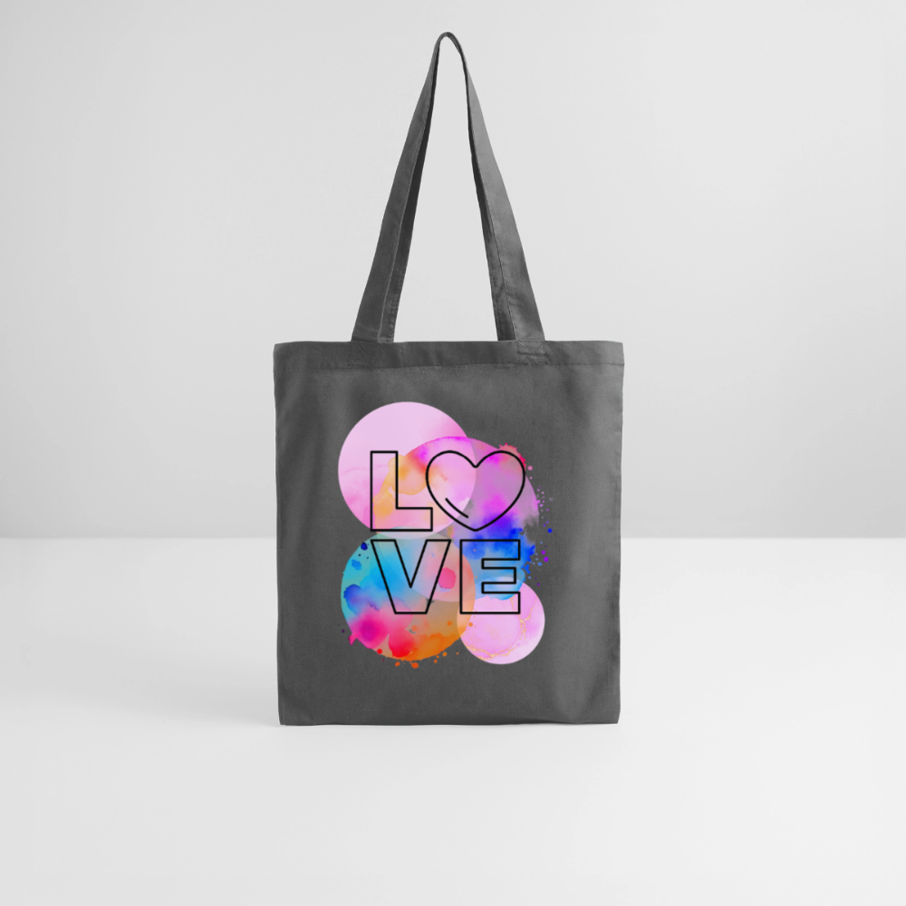 Stoffbeutel Love - Graphite