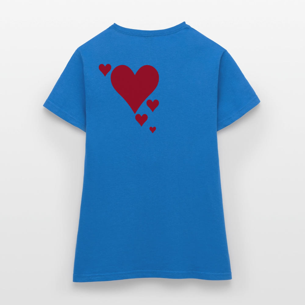 Women's T-Shirt Herz II - Royalblau