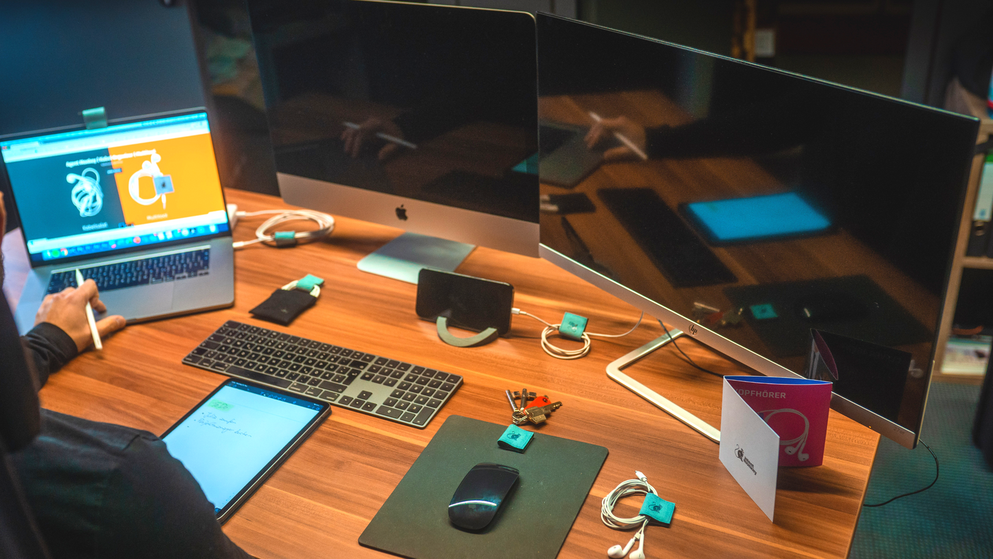 Agent Monkey Multitool | Cable Organizer | Ocean Blue-1