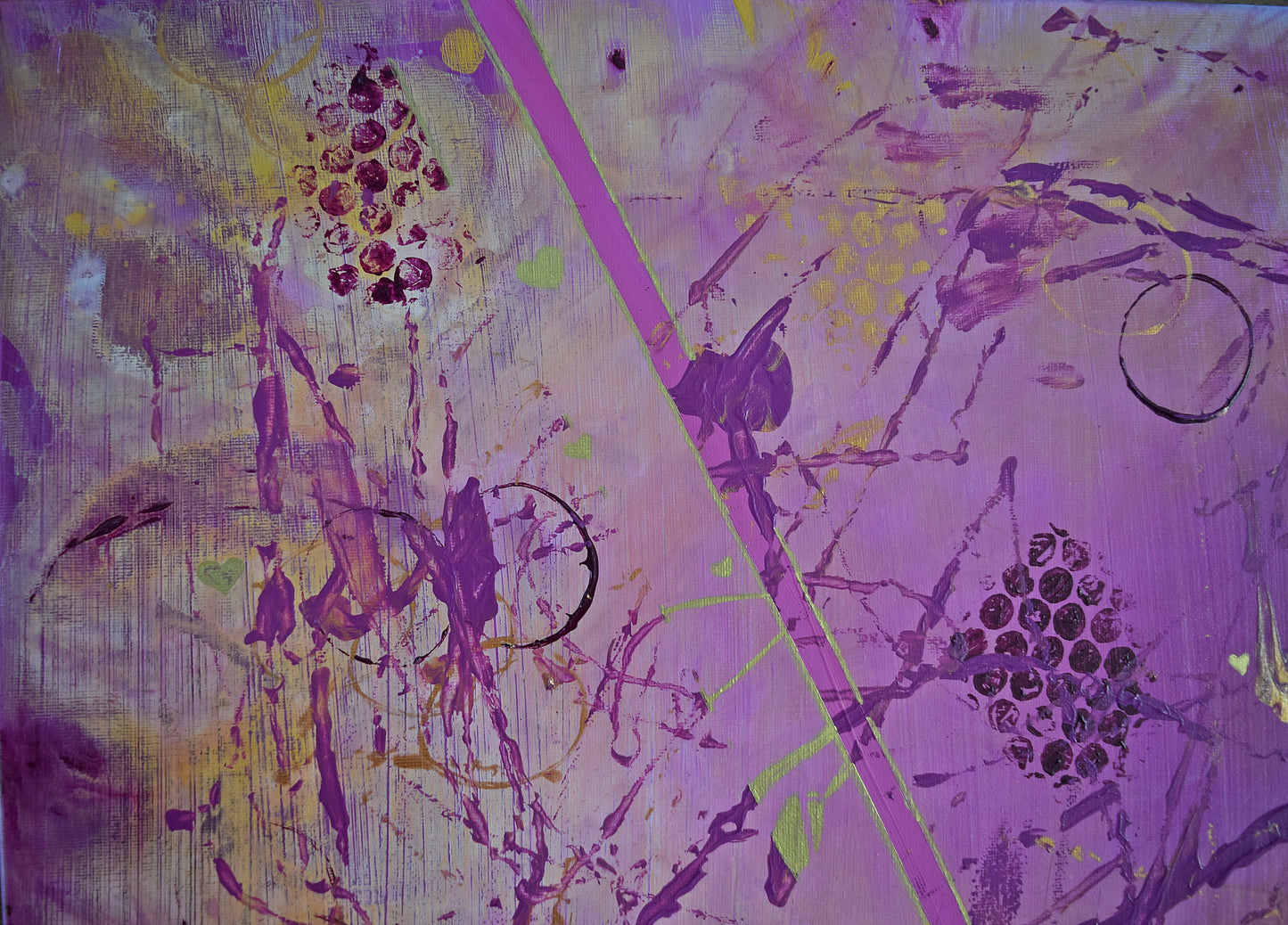 Leinwand Wandbild Acryl Aryclleinwand "LOVE"